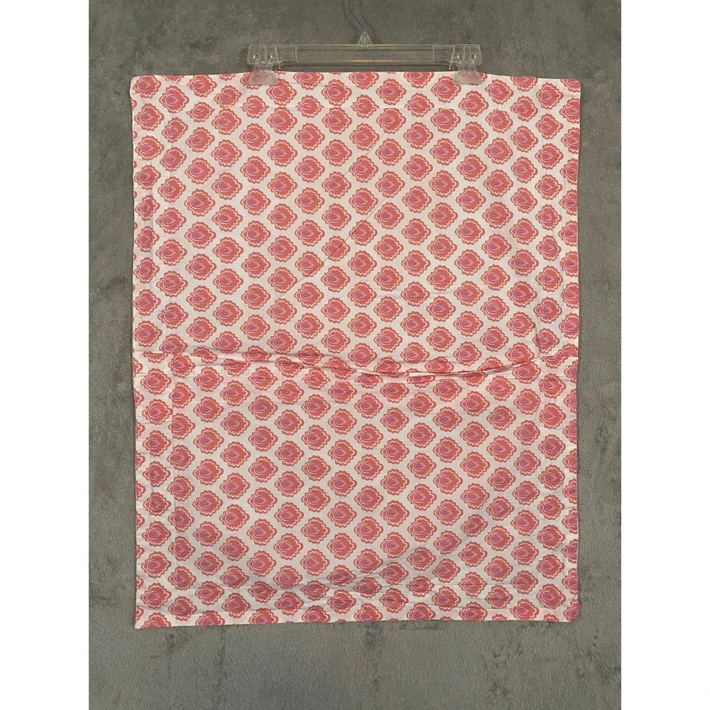 Pottery Barn Kids Twin Duvet Cover Set Pink Paisley Medallion Reversible Cotton